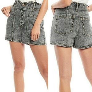 Happy X Nature Summit Ultra High Rise Grey Shorts